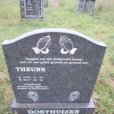 OOSTHUIZEN Theuns 1943-2017