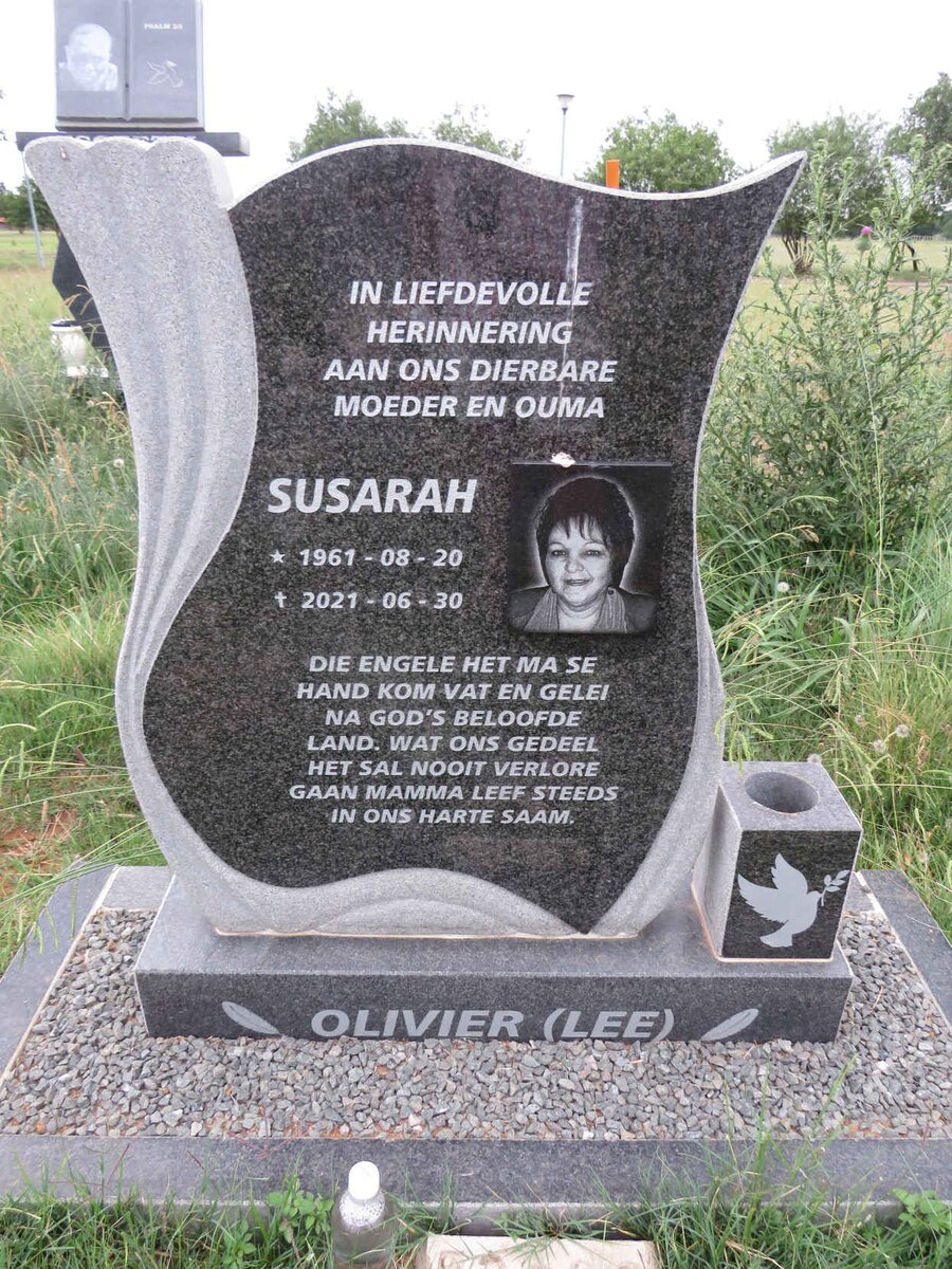 OLIVIER Susarah nee LEE 1961-2021