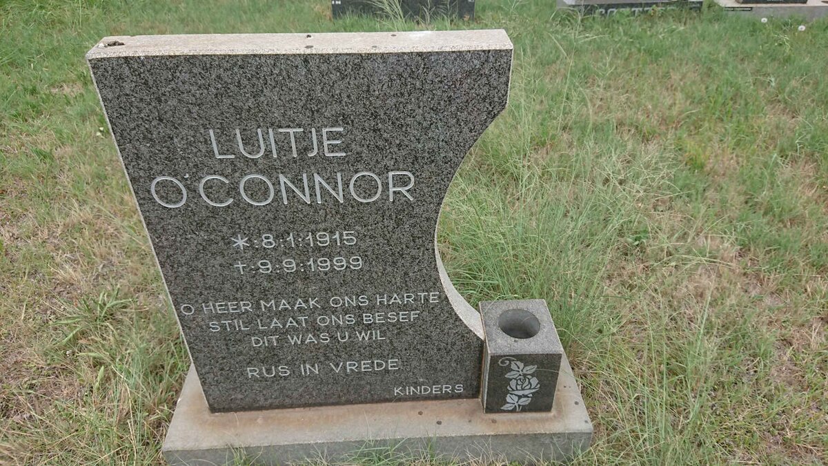 O'CONNOR Luitje 1915-1999