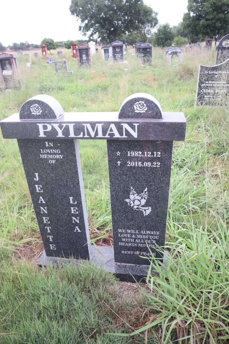 PYLMAN Jeanette Lena 1982-2016