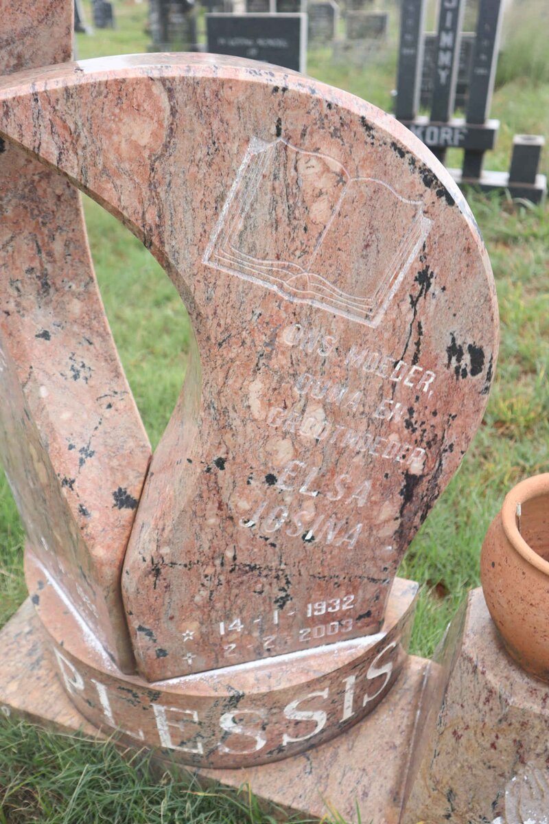 PLESSIS Johannes Stephanus Philippus, du 1925-2003 & Elsa Josina 1932-2003 _2