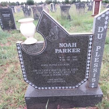 PLESSIS Noah Parker, du 1947-2005