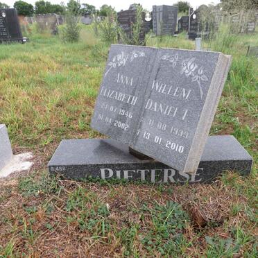 PIETERSE Willem Daniel F. 1939-2010 & Anna Elizabeth 1946-2002