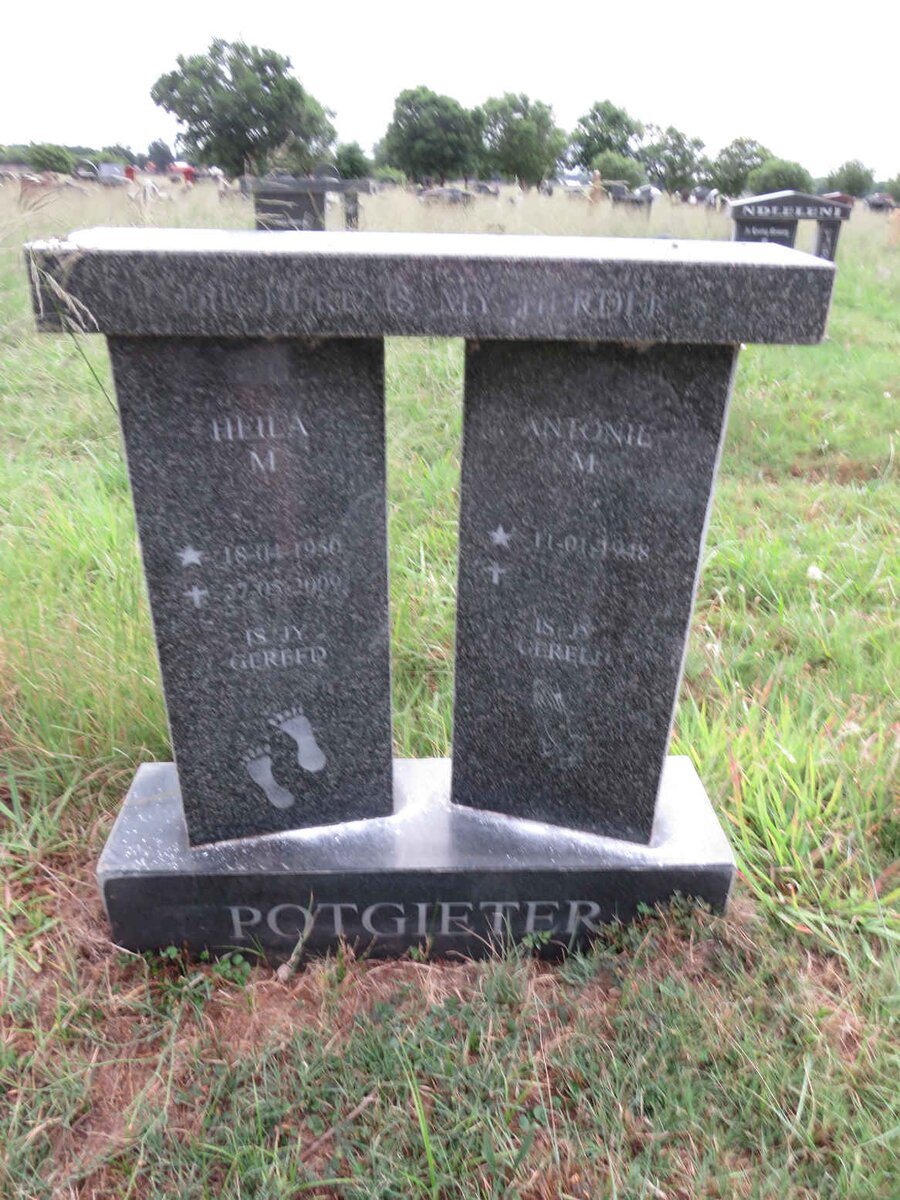 POTGIETER Antonie M. 1948- & Heila M. 1950-2009