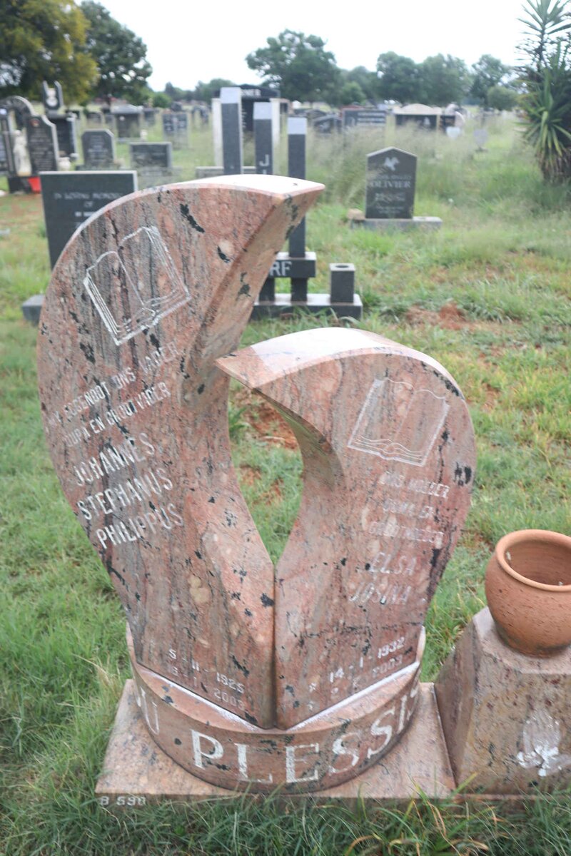 PLESSIS Johannes Stephanus Philippus, du 1925-2003 & Elsa Josina 1932-2003 _1