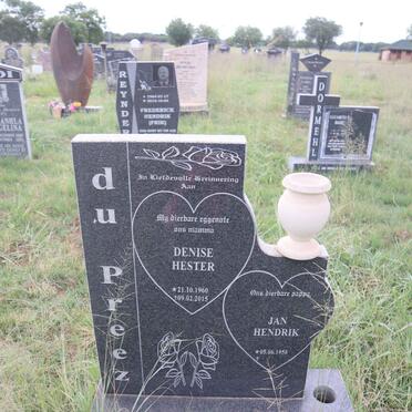 PREEZ Jan Hendrik, du 1958- & Denise Hester 1960-2015