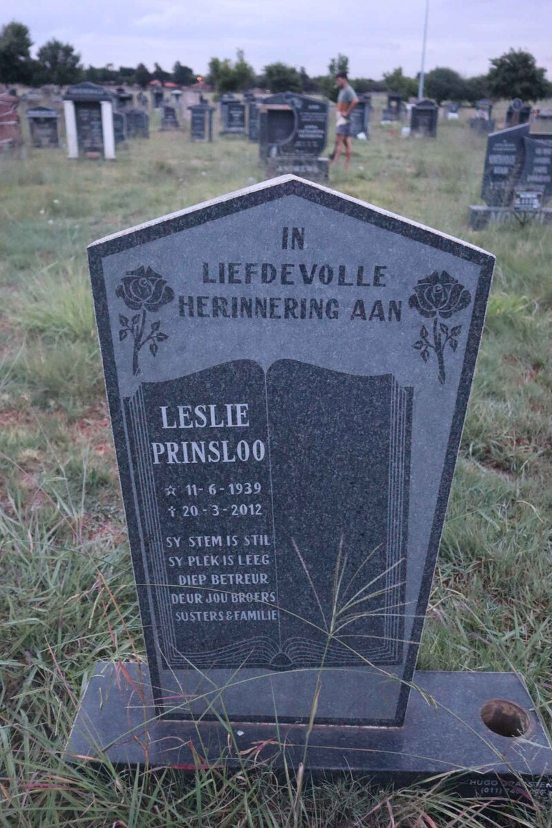 PRINSLOO Leslie 1939-2012