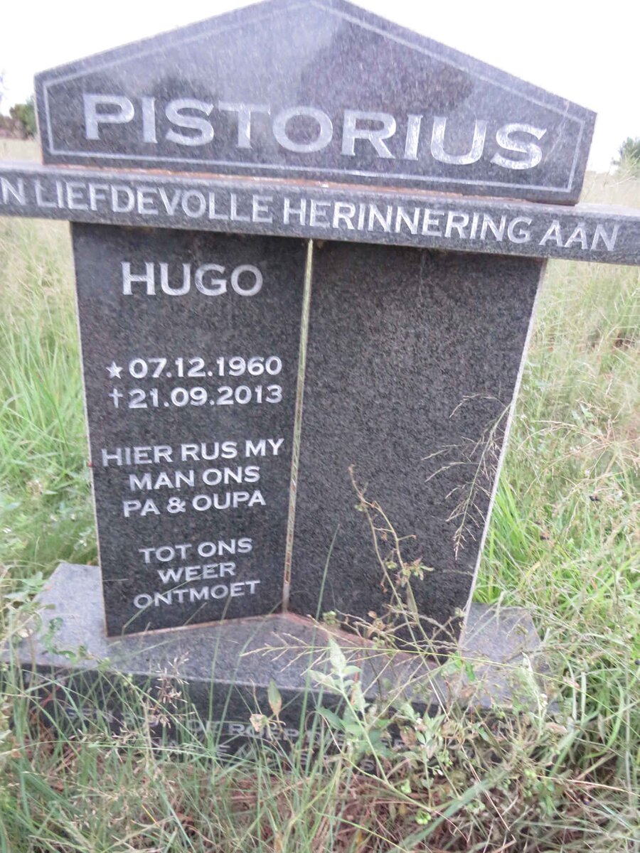 PISTORIUS Hugo 1960-2013