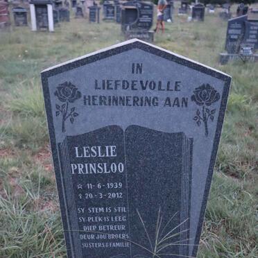 PRINSLOO Leslie 1939-2012