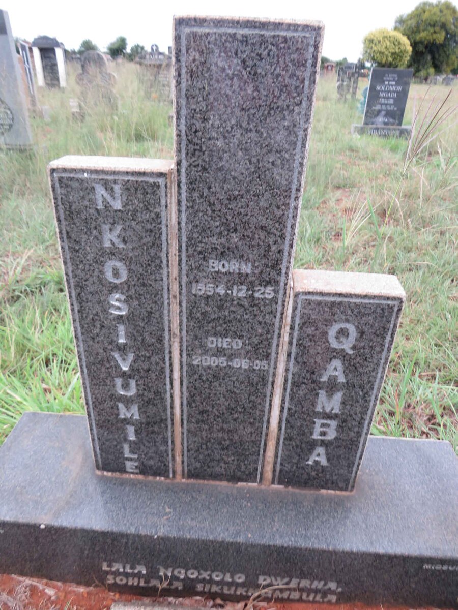QAMBA Nkosivumile 1954-2005