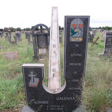 RADEBE Galenaa Sombu 1959-2005