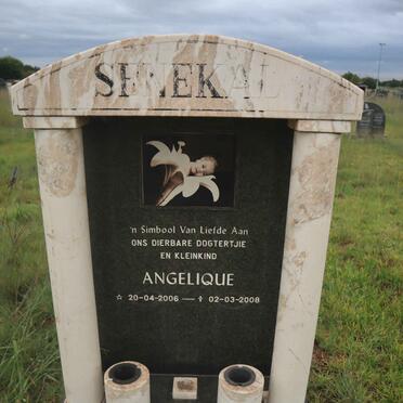 SENEKAL Angelique 2006-2008