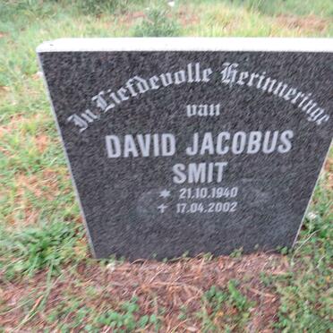 SMIT David Jacobus 1940-2002