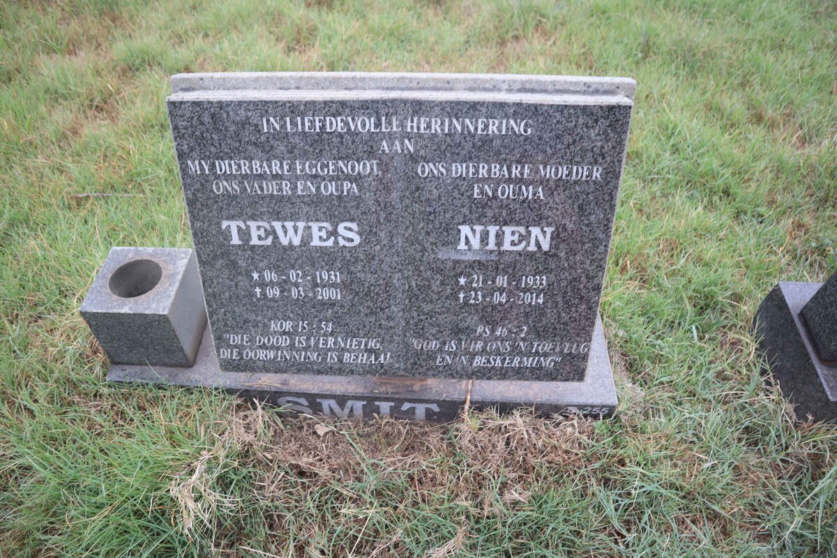 SMIT Tewes 1931-2001 & Nien 1933-2014