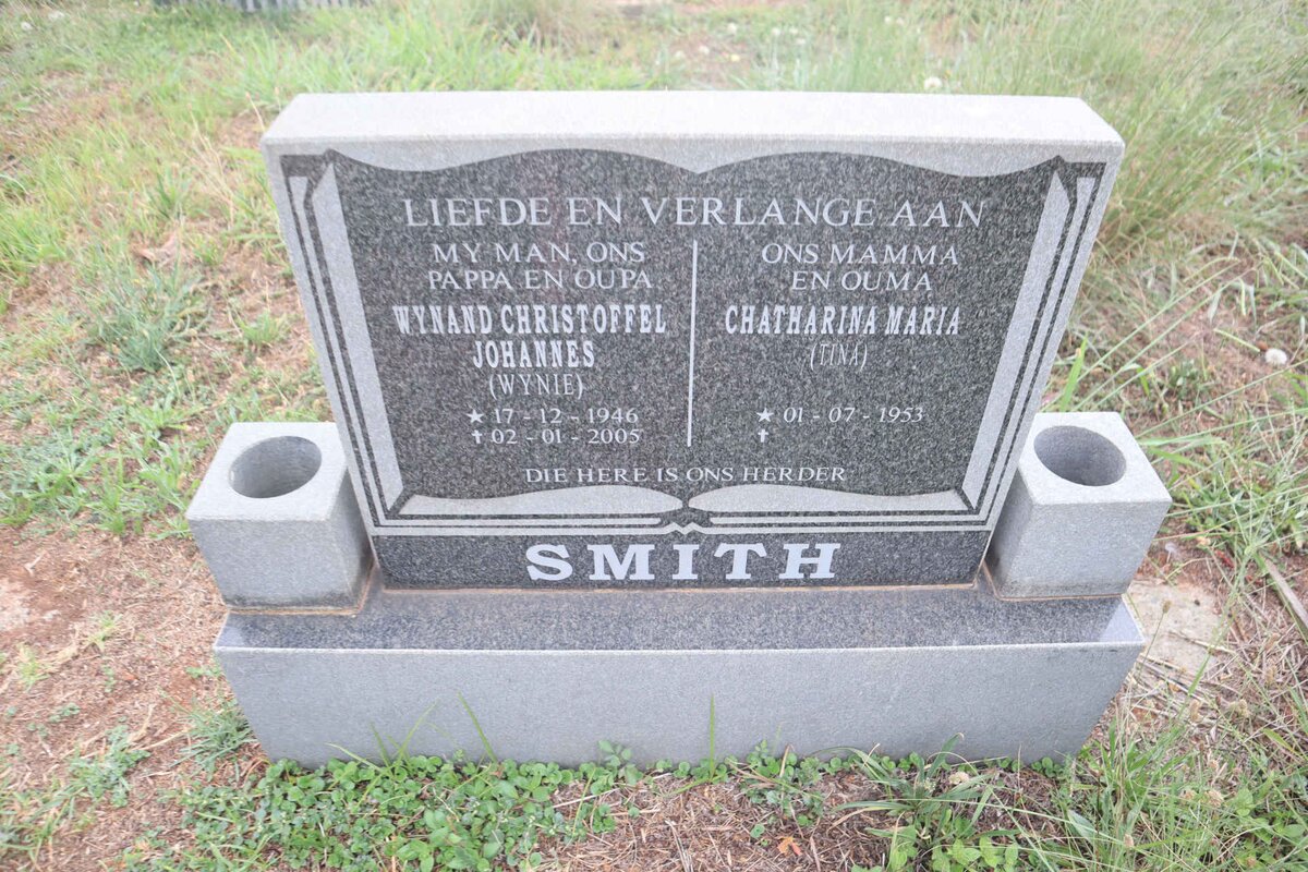 SMITH Wynand Christoffel Johannes 1946-2005 & Chatharina Maria 1953-