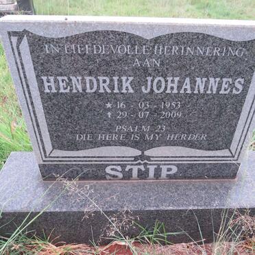 STIP Hendrik Johannes 1953-2009