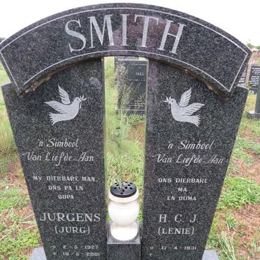 SMITH Jurgens 1927-2001 & H.C.J. 1931-