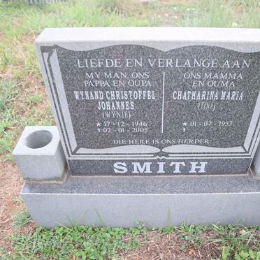 SMITH Wynand Christoffel Johannes 1946-2005 & Chatharina Maria 1953-