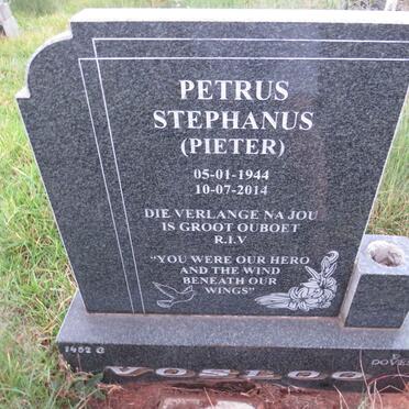 VOSLOO Petrus Stephanus 1944-2014