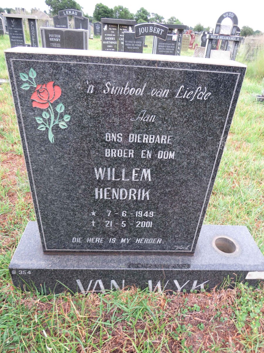 WYK Willem Hendrik, van 1949-2001