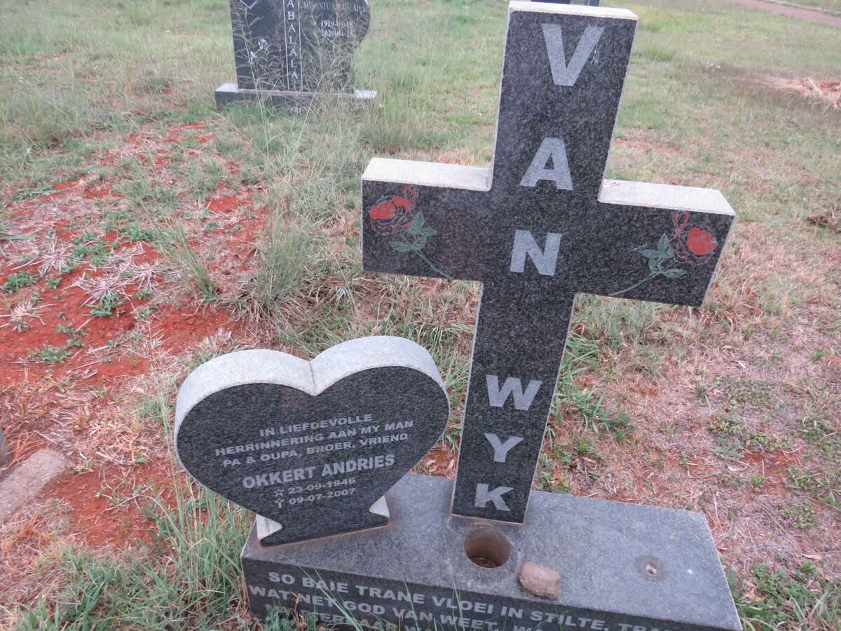 WYK Okkert Andries, van 1946-2007