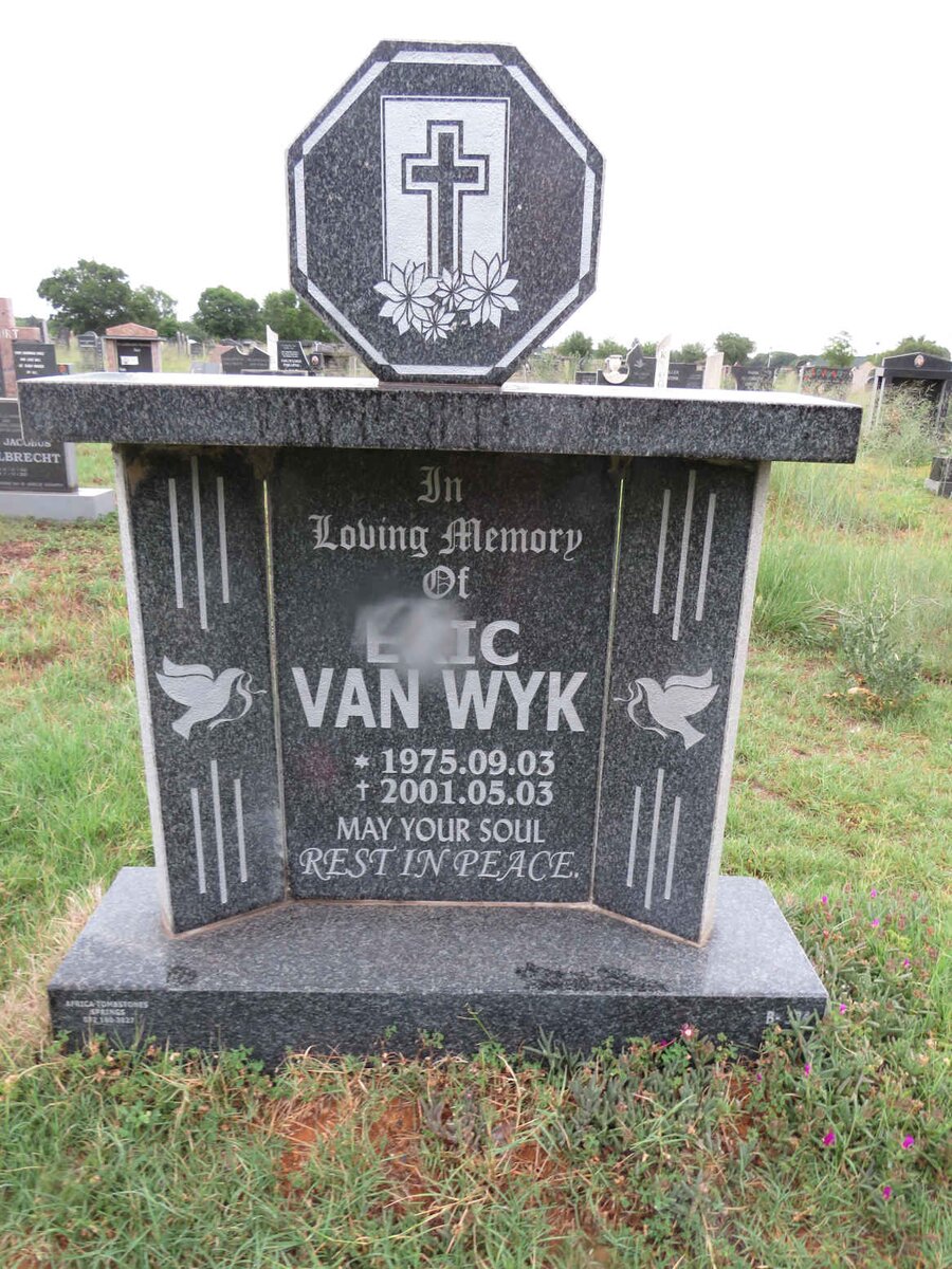 WYK Eric, van 1975-2001