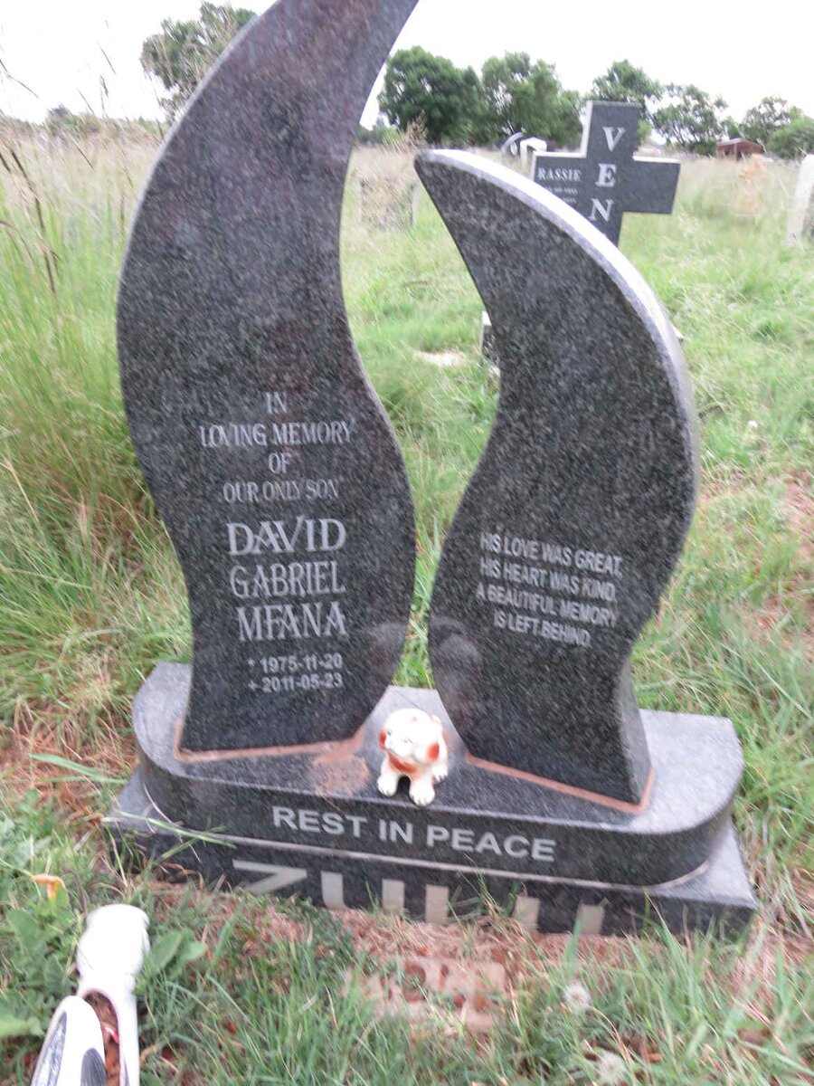 ZULU David Gabriel Mfana 1975-2011