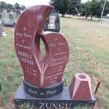 ZUNGU Mandla Labaan 1938-2001 & Phongwane Dorothy 1935-2013