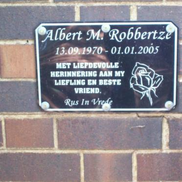 ROBBERTZE Albert M. 1970-2005
