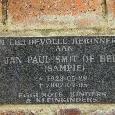 BEER Jan Paul Smit, de 1923-2002