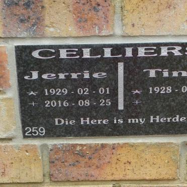 CELLIERS Jerrie 1929-2016 &amp; Tina 1928-