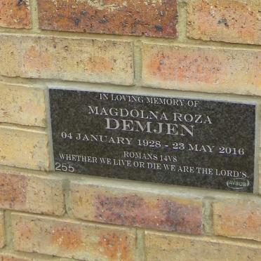DEMJEN Magdolna Roza 1928-2016