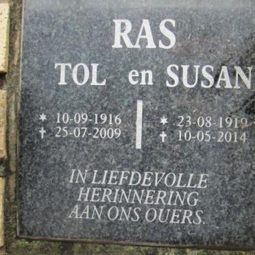 RAS C.J. 1916-2009 &amp; Susan 1919-2014 