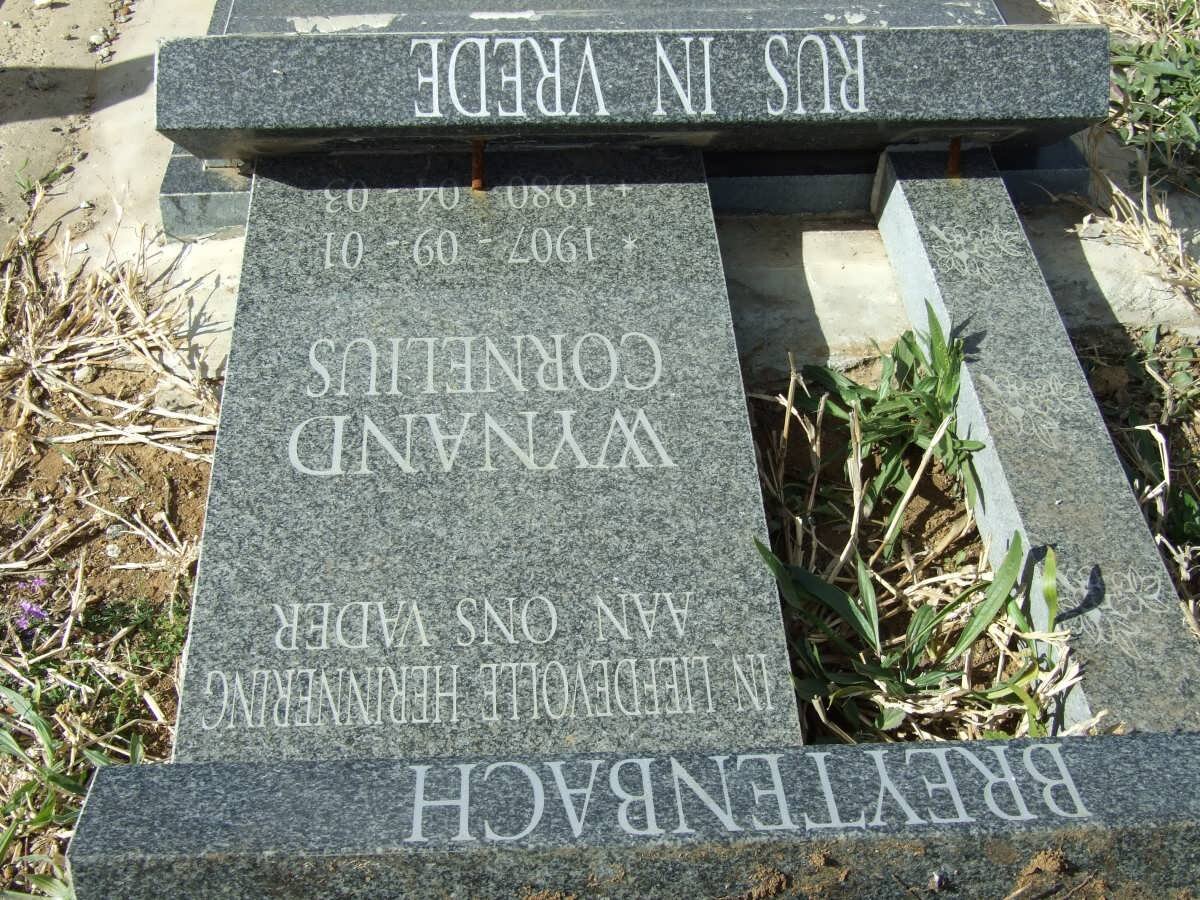 BREYTENBACH Wynand Cornelius 1907-1980