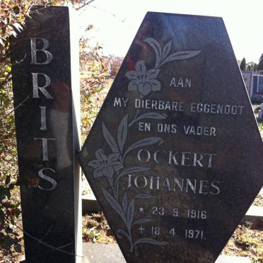 BRITS Ockert Johannes 1916-1971