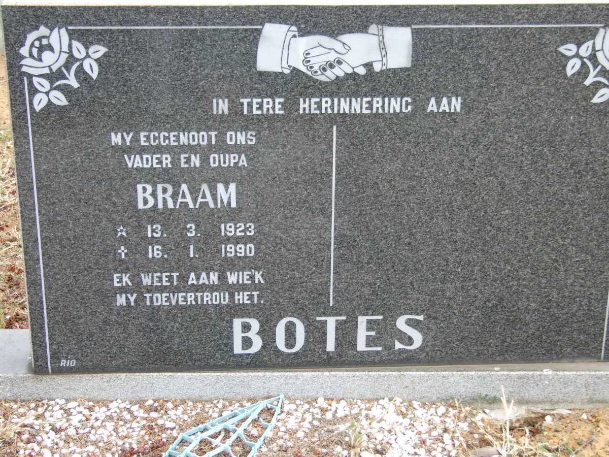 BOTES Braam 1923-1990