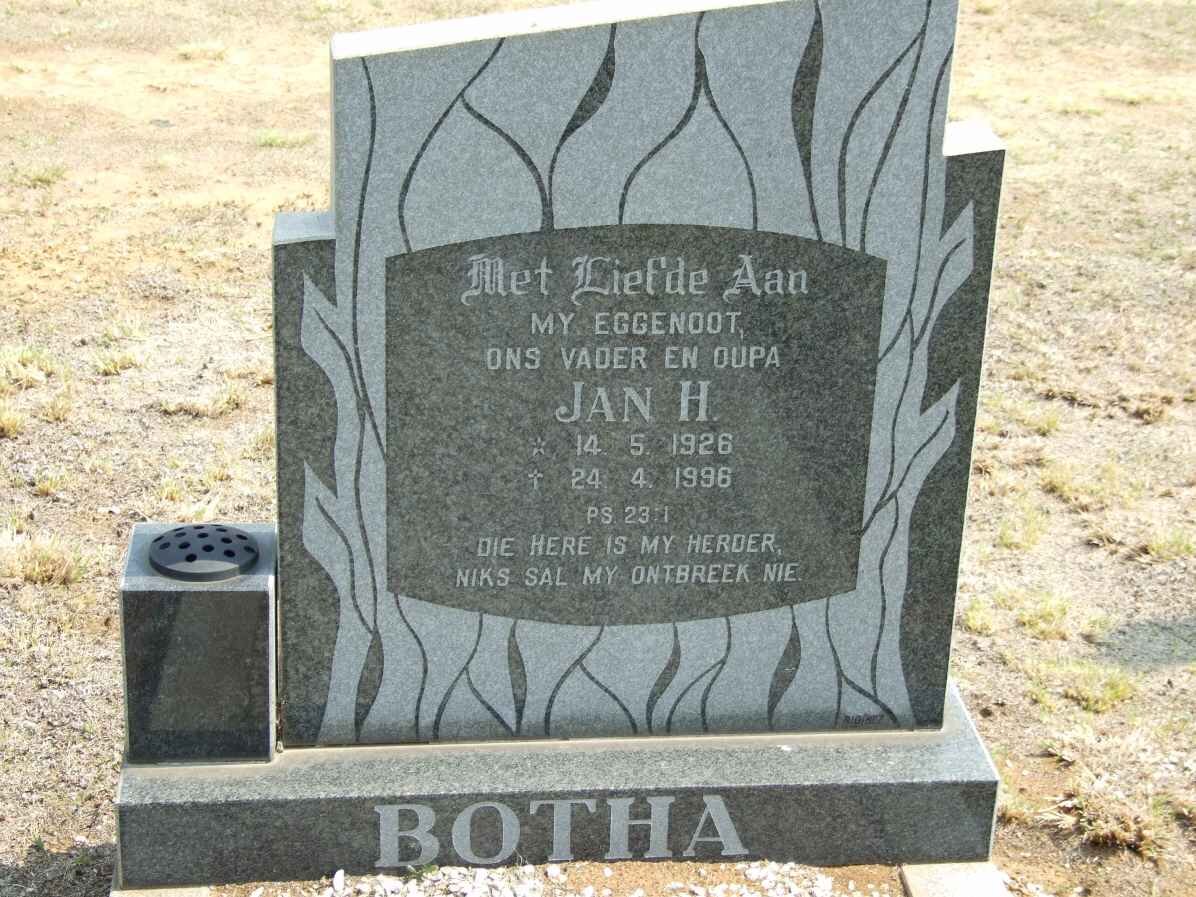 BOTHA Jan H. 1926-1996