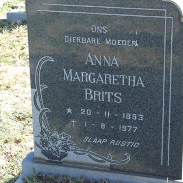 BRITS Anna Margretha 1893-1977