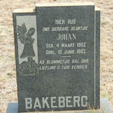 BAKEBERG Johan 1952-1952 :: BAKEBERG Elize 1955-1955