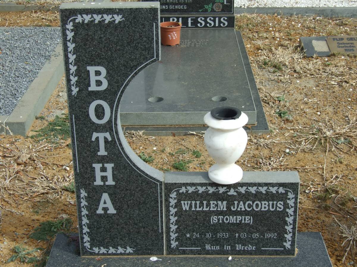 BOTHA Willem Jacobus 1933-1992