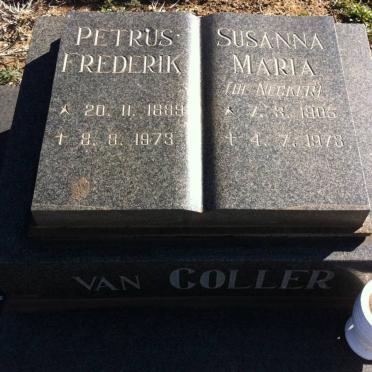 COLLER Petrus Frederik 1889-1973, van &amp; Susanna Maria De NECKER 1905-1973
