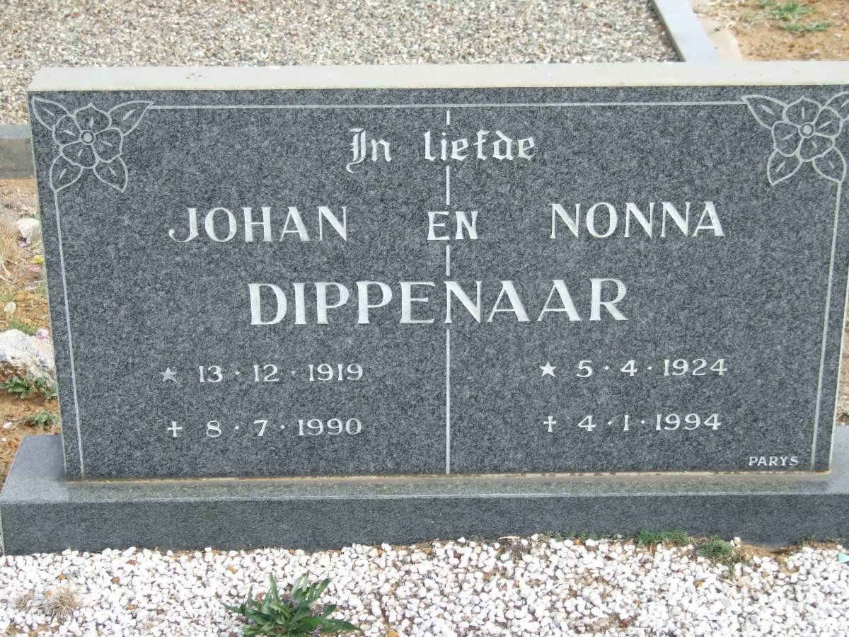 DIPPENAAR Johan 1919-1990 &amp; Nonna 1924-1994