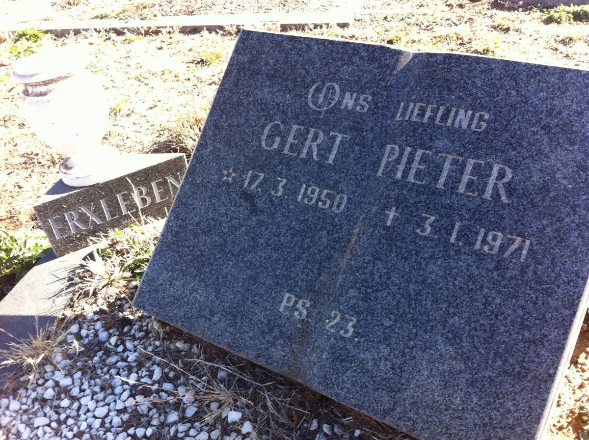 ERXLEBEN Gert Pieter 1950-1971