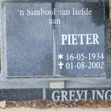 GREYLING Pieter 1934-2002