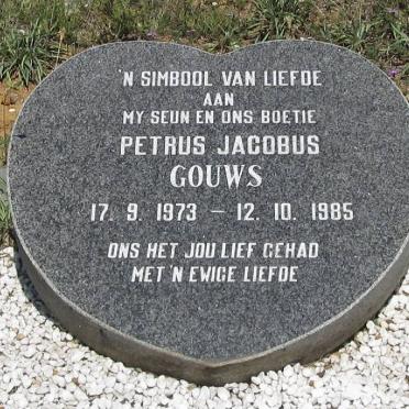 GOUWS Petrus Jacobus 1973-1985