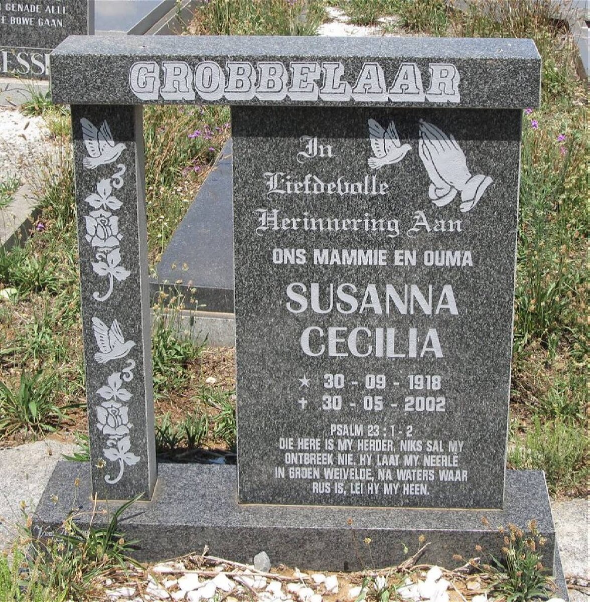 GROBBELAAR Susanna Cecilia 1918-2002