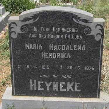 HEYNEKE Maria Magdalena Hendrika 1915-1975