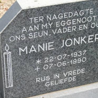 JONKER Manie 1937-1990