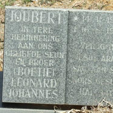 JOUBERT Leonard Johannes 1955-1989