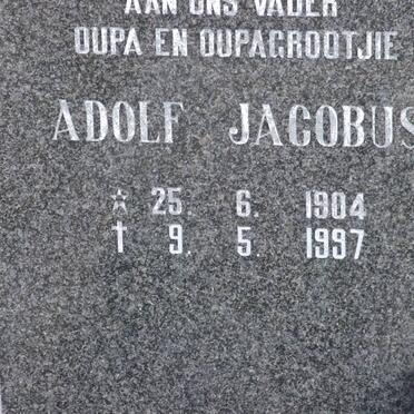 JONKER Adolf Jacobus 1904-1997 